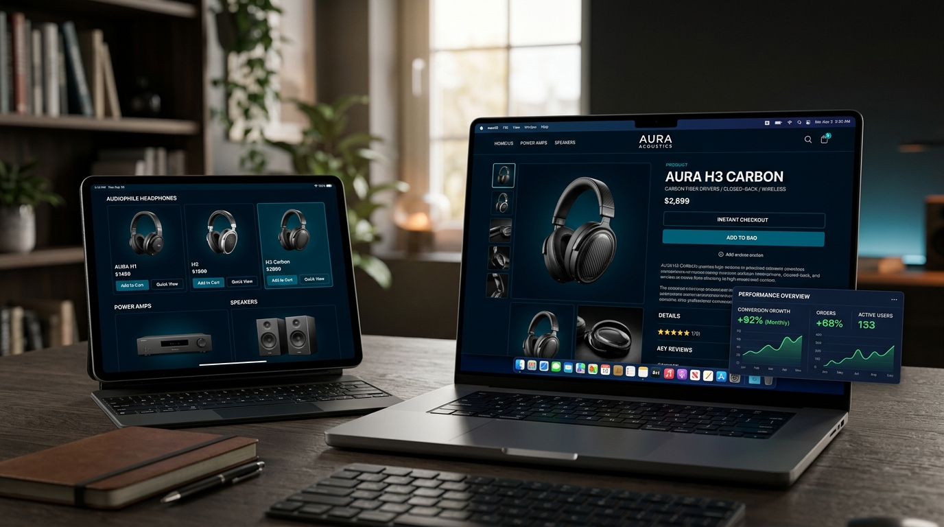 Parts Connexion headless ecommerce platform by Nexovio Digital Solutions